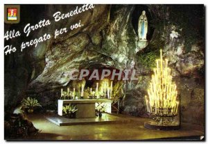 Modern Postcard Lourdes Alla Grotta Benedetta