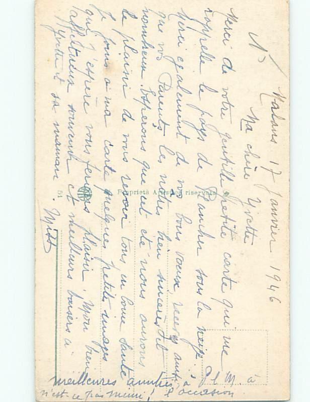 Divided-Back GREAT SCENE Scarce Foreign Postcard AA6647