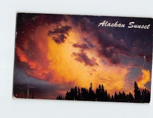 Postcard Alaskan Sunset, Alaska