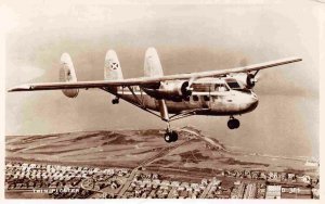 Twin Pioneer Plane Scottish Aviation Aircraft Valentines Real Photo postcard