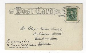 1906 Post Office, Buffalo, New York UDB Postcard