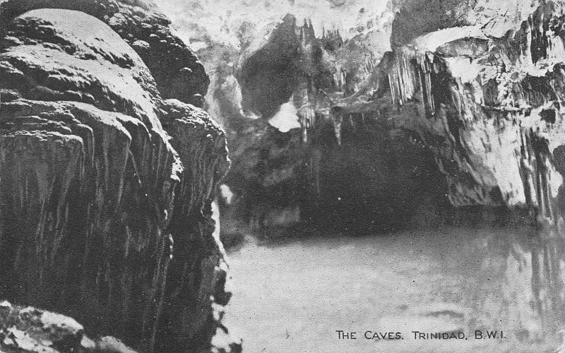 The Caves, Trinidad, British West Indies, Early Postcard, Used in 1938