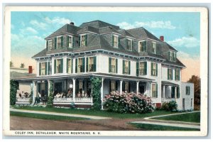 c1920's Colby Inn Exterior White Mountains Bethlehem New Hampshire NH Postcard