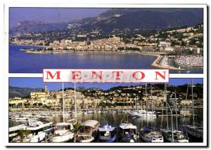 Postcard Moderne Menton Cote d & # 39Azur