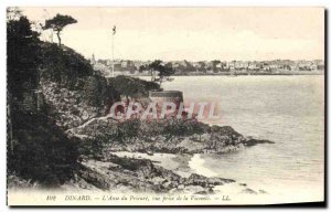 Old Postcard Dinard L & # 39Anse the Prioress view Taking the Vicomte