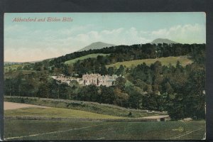 Scotland Postcard - Abbotsford and Eildon Hills    RS20510 