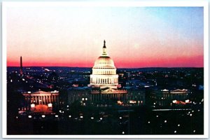 Postcard - Capitol At Night - Washington, District of Columbia