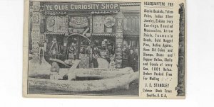 Vtg 1910's Ye Olde Curiousity Shop Seattle Advertisement Card