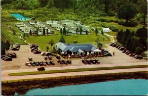 Vtg Parsippany New Jersey NJ The Harbor Aerial View 1950s Postcard