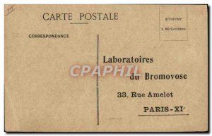 Postcard Laboratories Bromovose Rue Amelot Paris