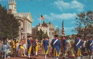 Florida Walt Disney World Liberty Square Fife And Drum Corps 1973