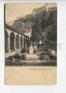 475624 AUSTRIA St. Peter's Cemetery in Salzburg Vintage postcard