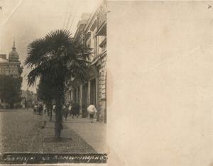 RUSSIA GEORGIA BATUMI KOMINTERNA STREET VINTAGE REAL PHOTO POSTCARD RPPC