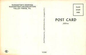 Washington's Bedroom, Washington Headquarters  Valley Forge, Pennsylvania PA