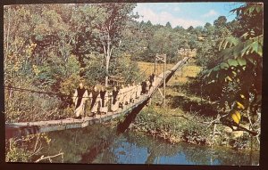 Vintage Postcard 1950's Trappist Monks, Assumption Abbey, Ava, Missouri (MO)