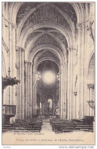 Interieur De l'Eglise Notre-Dame, Poissy (Yvelines), France, 1900-1910s