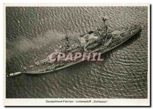 Postcard Modern Zeppelin Aviation Schelsien warship