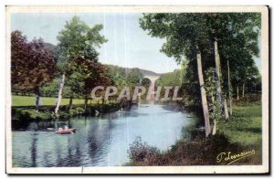 Old Postcard La Suisse Normande - I CLECY Orne Edges to Viadue