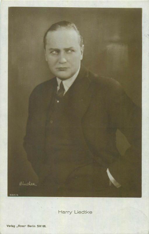 Actor Harry Liedtke postcard