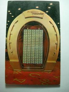 1960s Joe Brown's Horseshoe Club Las Vegas Nevada NV Unused Card Casino y9738-22