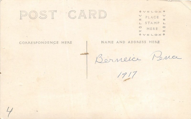 G58/ Interesting RPPC Postcard c1910 Funeral Casket Coffin Death 3