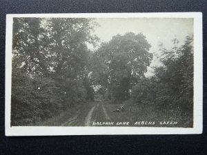 Birmingham ACOCKS GREEN Dolphin Lane c1910 RP Postcard