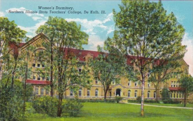 Illinois De Kalb Women's Dormitory Northern Illinois State Teachers College C...