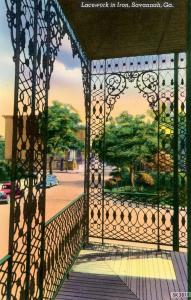 GA - Savannah. Lacework in Iron