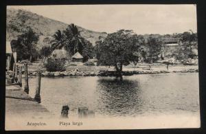 Mint Mexico Real Picture RPPC Postcard Acapulco Long Beach