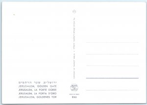 c1970s Jerusalem, Israel Golden Gate Ancient Fortress Ruin Agapanthus 4x6 PC M20