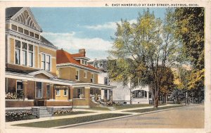 J49/ Bucyrus  Ohio Postcard c1910 East Mansfield Homes Residences 83