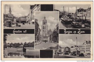 5- Views, Groeten Uit Bergen Op Zoom (North Brabant), Netherlands, 1910-1920s