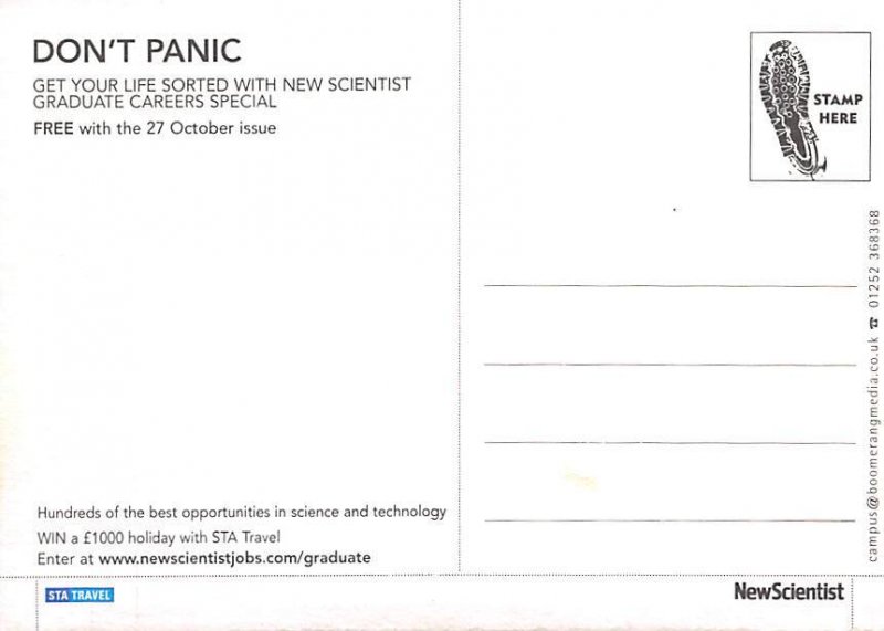 New Scientist Jobs, Graduate, Do Not Panic  