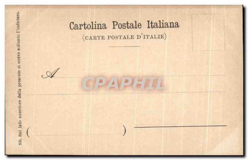 Old Postcard Roma Trevi Fountain