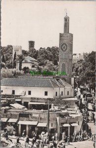 Morocco Postcard - Tanger - Le Grand Socco Et La Mosquee RS30861