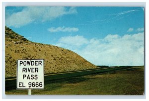 Vintage Powder River Pass, Big Horn Mountain Postcard F123