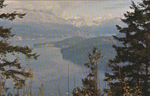 Canada Indian Arm From Burnaby Mountain Burnaby British Columbia