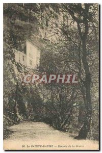 Old Postcard La Sainte Baume Montee de la Grotte