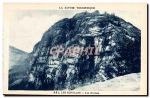 Ladders - Caves - Old Postcard