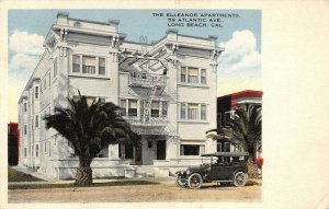 LP02  Long Beach California  Postcard Eleanor Apartments