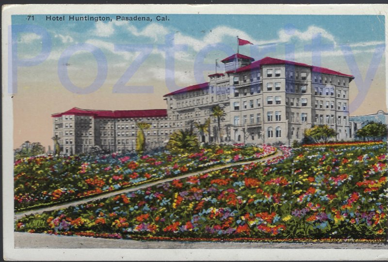 HOTEL HUNTINGTON PASADENA 1918