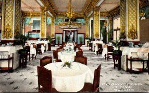 Louisiana New Orleans Hotel De Soto Portion Of Main Dining Room 1930 Curteich