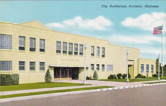 Alabama Anniston City Auditorium Curteich