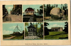 Multi View Scenes Around Halifax Nova Scotia Vintage Postcard E35