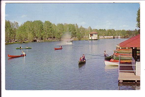 Bowness Park Calgary,  Alberta, Canoeing, 1967 Centennial Cancel