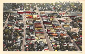 Air view of city  Aberdeen SD 