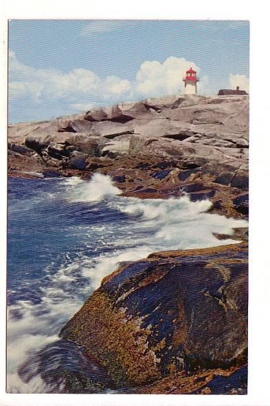 Breakers, Lighthouse, Peggy's Cove, Nova Scotia, The Book Room