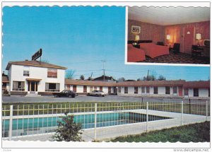 2-Views, Motel l'Etape Inc., Swimming Pool, MONT-LAURIER, Quebec, Canada, PU-...