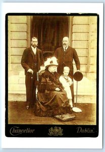 Queen Victoria and her descendants 'Chancellor Dublin' REPRO 4x6 Postcard