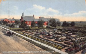 A859 Canada 1918 Vineland School and Gardens Victoria Avenue vintage postcard